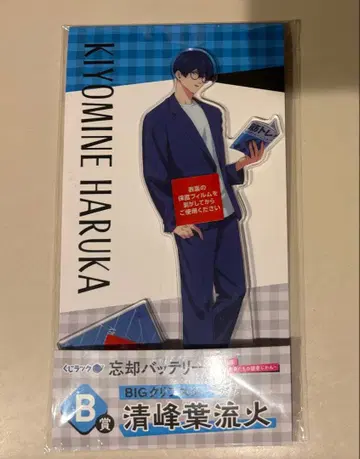 망각 배터리 복권 랙 B상 BIG 클리어 스탠드 아크릴 스탠드 청봉엽류화