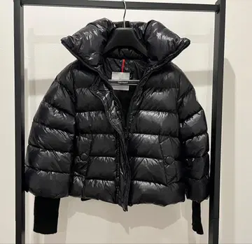 노브랜드 블랙 숏 다운 자켓 울 양모 사이즈 1