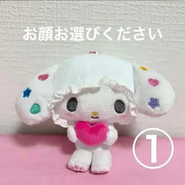 산리오 마이멜로디 걸리시 팝 하트 마스코트 화이트 화이트 컬러풀