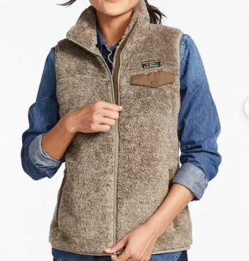 LLBean 여성용 하이 파일 플리스 베스트 (미국 M 사이즈)