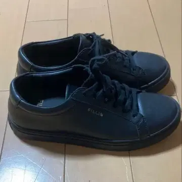 FILLIN 블랙 스니커즈 25.0 페를린+5.5cm 스니커즈