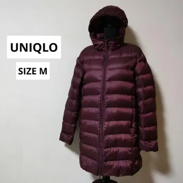 [새상품급] UNIQLO 울트라 라이트 다운 코트 와인 레드 SIZE M