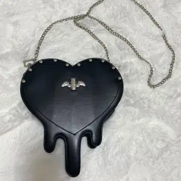 Dimmoire 하트형 미니백 BLACK