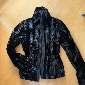 블랙 벨벳 자켓 아르마니 리버서블 벨로아