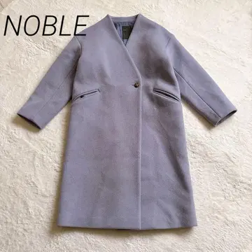 [ NOBLE ] 노블 울 노카라 코트 38