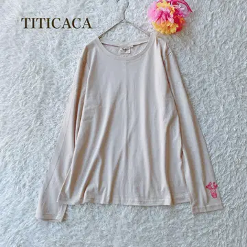 TITICACA 티티카카 [ L ] 긴팔T셔츠 심플 코디하기 쉬운 자수