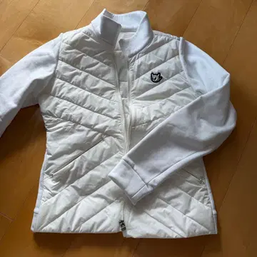 WAAC 화이트 퀼팅 자켓