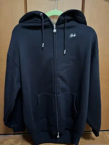 Rady 블랙 집업 후드티 M