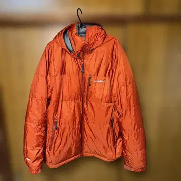 mont-bell 후드 부착 다운 자켓 XL 오렌지