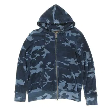 [ ALPHA ] 알파 빈티지 카모플라쥬 파일 풀 집업 후드티 0214