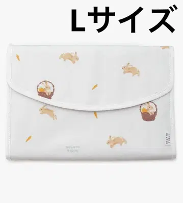 젤라또피케 모자수첩 케이스 토끼 L 사이즈