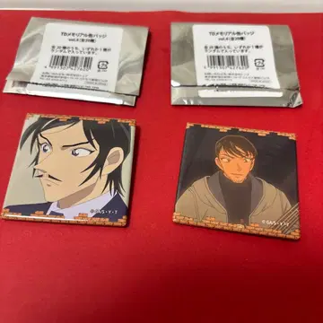 코난랜드 메모리얼 캔뱃지 모로후시 타카아키 모로후시 스카치