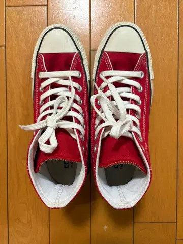 컨버스 올스타 레드 하이컷 BAY FLOW 별주