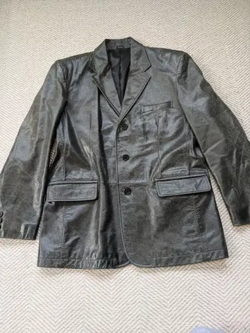 ROCKY TOP 가죽 자켓 테일러드 소가죽 L 카키