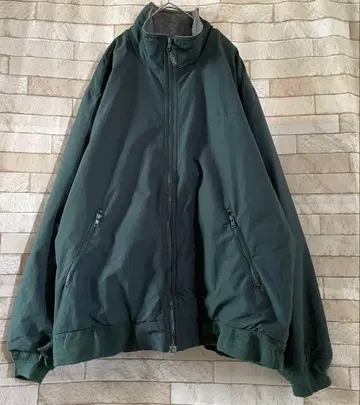 엘엘빈 웜업 자켓 안감 플리스 자수 그린 XL