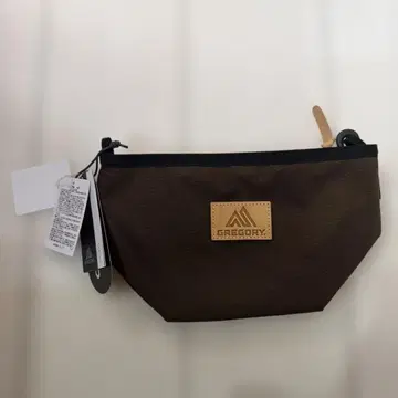 GREGORY IL BISONTE 콜라보 파우치 브라운 쇼핑백 포함
