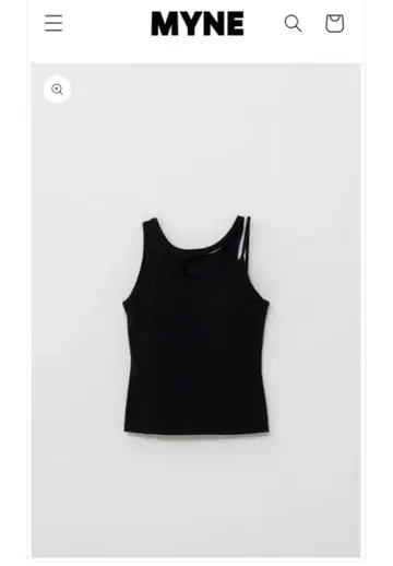 [ MYNE ] ASYMMETRIC BRA TOP