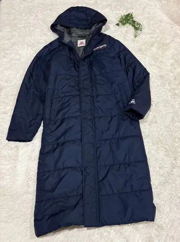 르꼬끄 스포르티브 롱 다운 벤치 코트 L 남성용 네이비