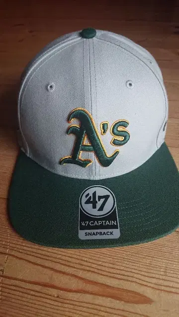 47Brand제 CAPTAIN 오클랜드 애슬레틱스 캡