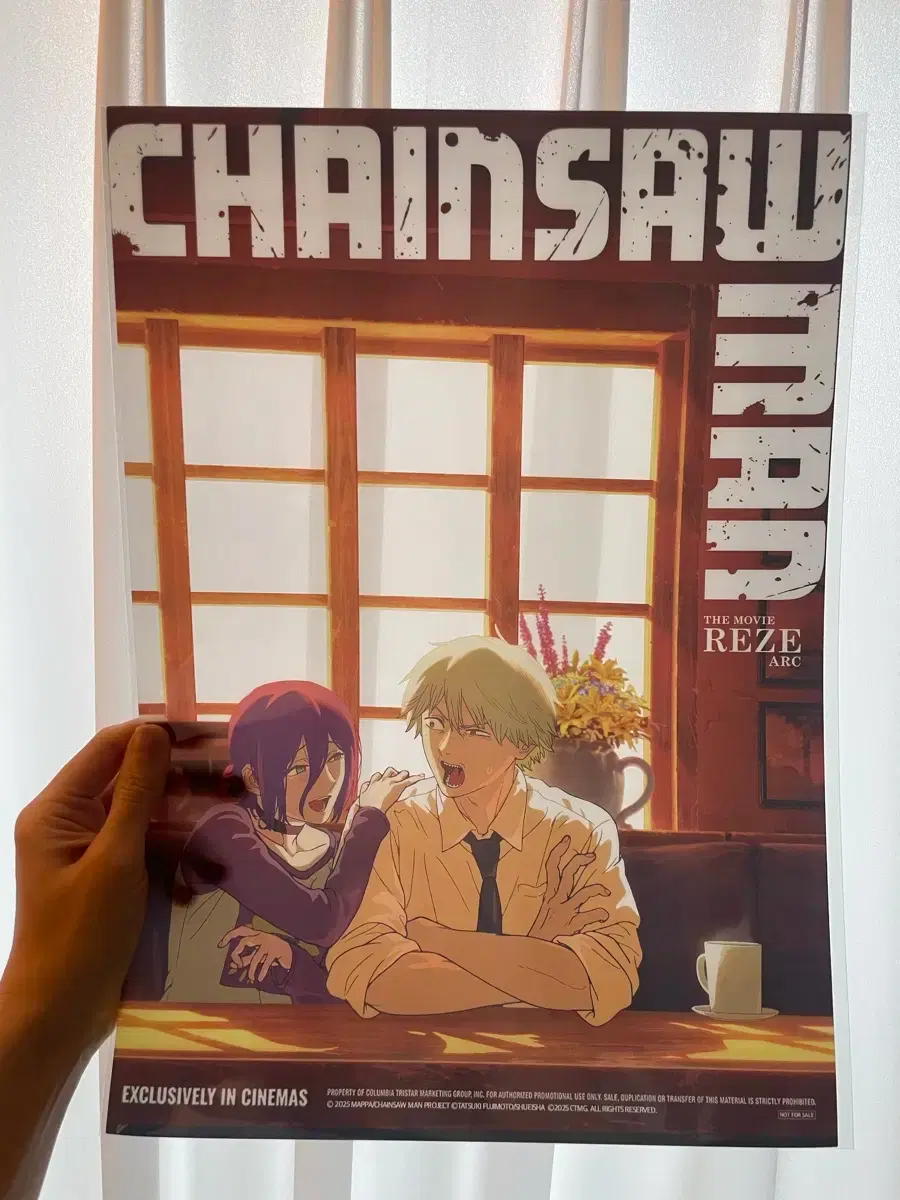 Chainsaw Man 6th Week Cafe PET Poster