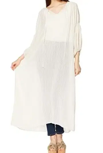 [ 새상품 ] 로페피크닉 슬리브 원피스 사이즈:38