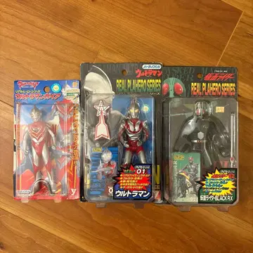 울트라맨 가면라이더 피규어 세트 완구 소프트 비닐