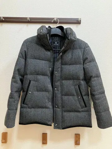 Men's Bigi 후드 부착 다운 자켓