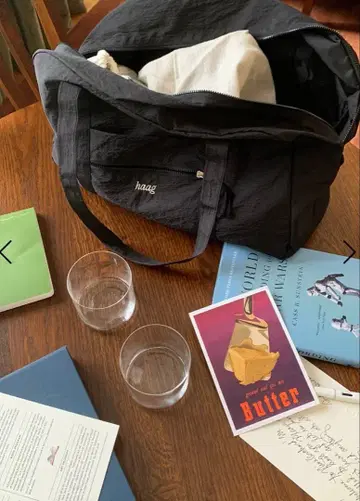 [ 새상품 ] 한국 브랜드 haag(헤이그) 더플백 BLACK 블랙