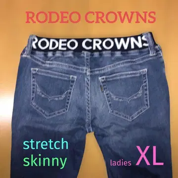 RODEO CROWNS 스트레치 스키니 데님 여성용 XL