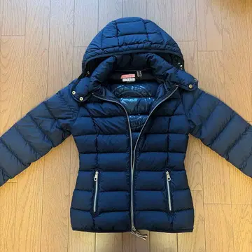 케이프호른 네이비 후드 부착 다운 자켓