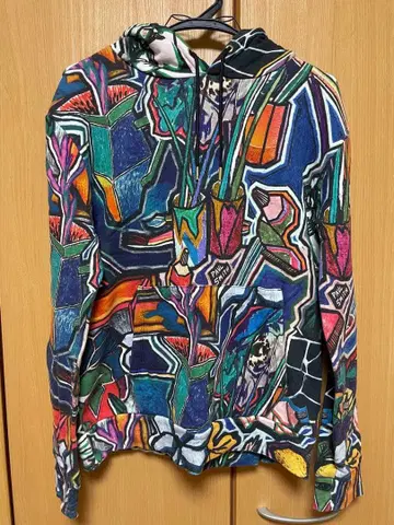 [ 레어 ] Paul Smith 아트 패턴 후드티 M