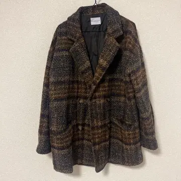 CLASSICAL ELF 체크 무늬 코트