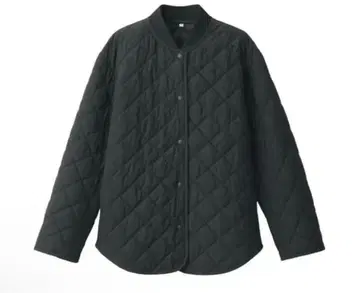 무인양품 워셔블 솜 퀼팅 자켓 여성용 S 블랙