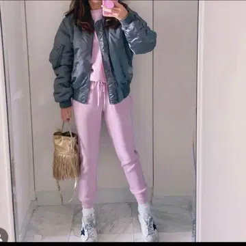 헬레이엄 멜티 종이상자 스웨트 팬츠 노자와 와카