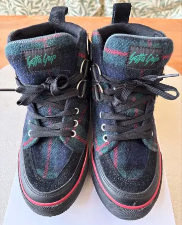 Getta Grip 하이컷 스니커즈 다크 블루/그린