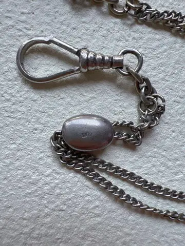 회중시계 체인 K12 각인 있음 포켓 워치 체인 늘어뜨린 체인 후크