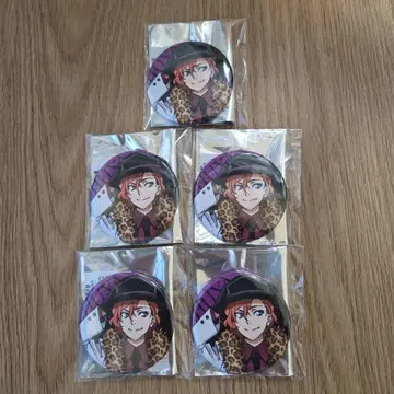 문호 스트레이독스 포트 마피아 나카하라츄야 시크릿 캔뱃지 5개 세트