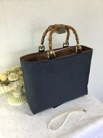 꽃라 핸드메이드 리메이크 오시마 명주 가방 토트백 121