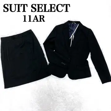정장 셀렉트 여성용 수트 블랙 스트라이프 11호 스커트 블랙 L