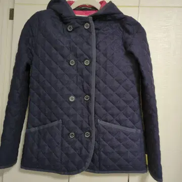 트래디셔널 웨더웨어 퀼팅 자켓 네이비