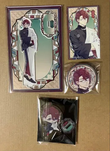 AGF2025 물거품의 유크로니아 아크릴 스탠드 캔뱃지 특전 카드 세트