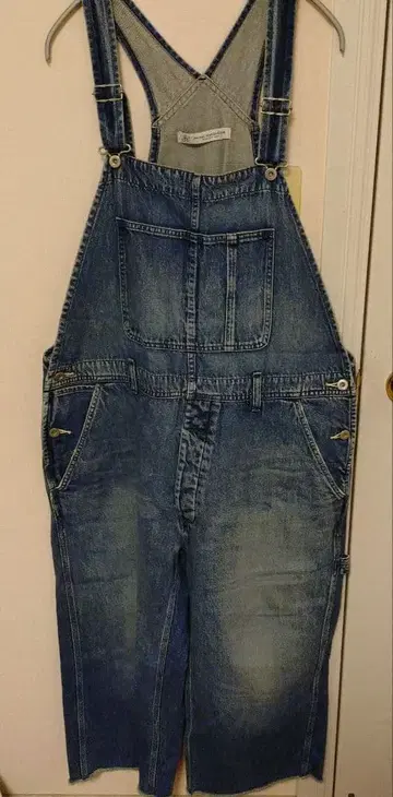 js luxe 110Z 데님 오버롤