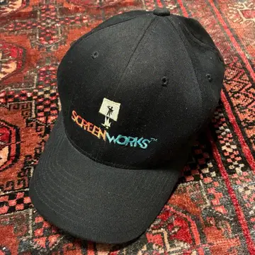 90S FLEXFIT SCREEN WORKS 기업계 캡 모자