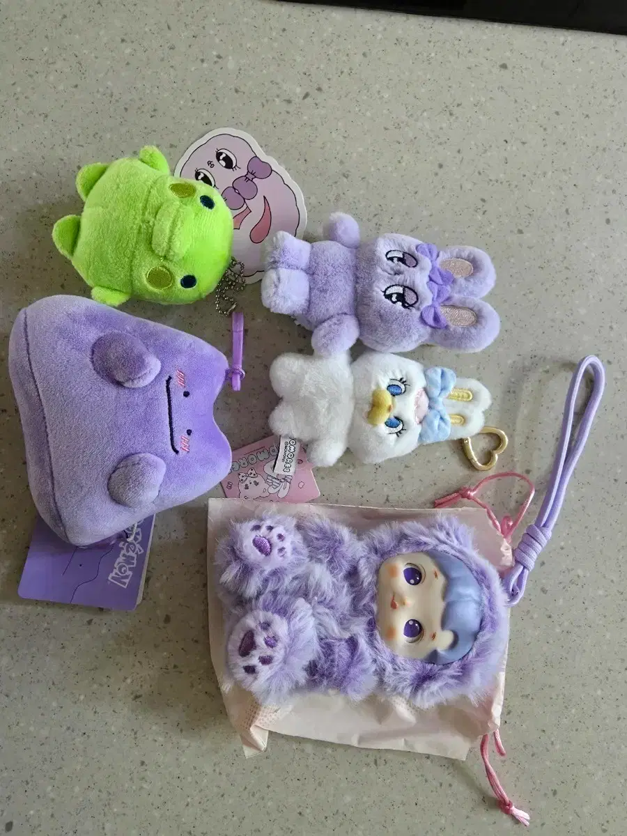 Keyring doll assortment (Ditto, Cleffa, etc.)