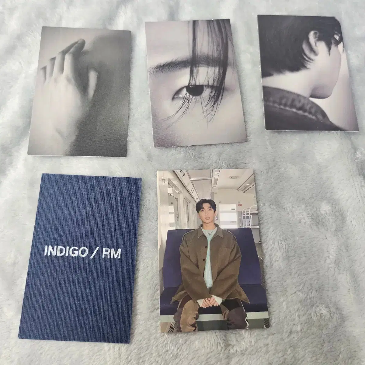 5 sheets bulk) Namjoon Bangtan Bts RM Indigo photocard set