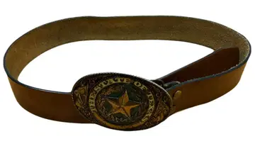 [새상품급] 가죽 벨트 천연 가죽 80's 빈티지 아메카지 y2k 브라운