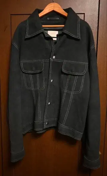 YOKE 23AW SUEDE TRUCKER JACKET size4