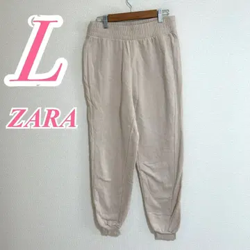 ZARA 자라 베이지 이지 팬츠 L 맨투맨 캐주얼