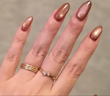 아쉬페 프랑스 골드 컬러 레이어드 링 4개 세트 8호 10호