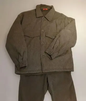 워크맨 코듀로이 커버올 셋업 충전솜